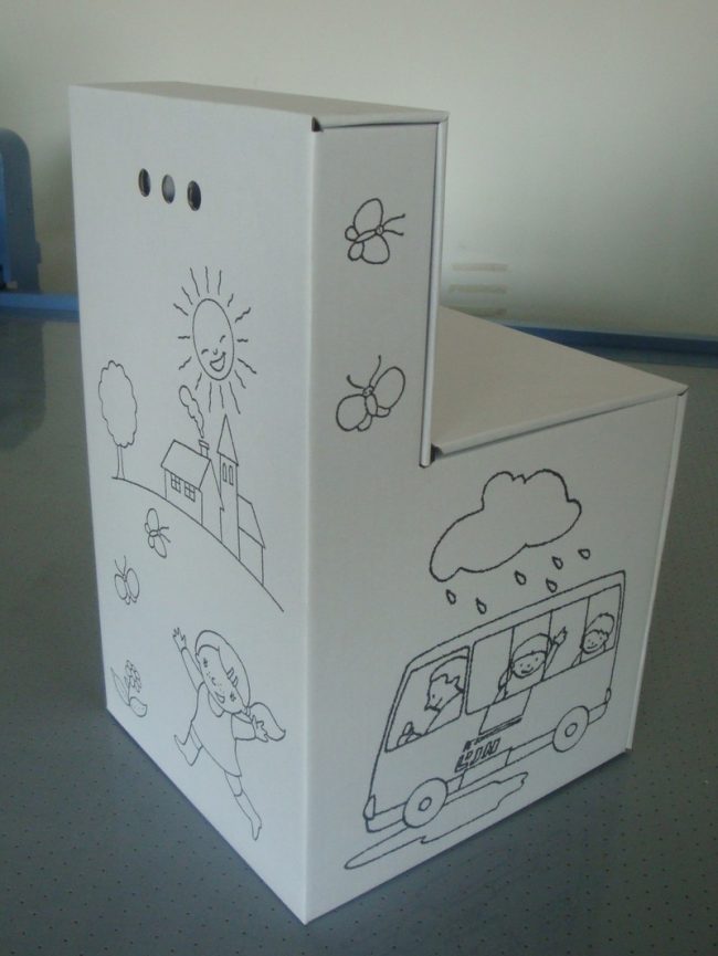 De Lijn - stoeltje om in te kleuren 1