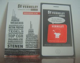 Verhelst - mailing kaart